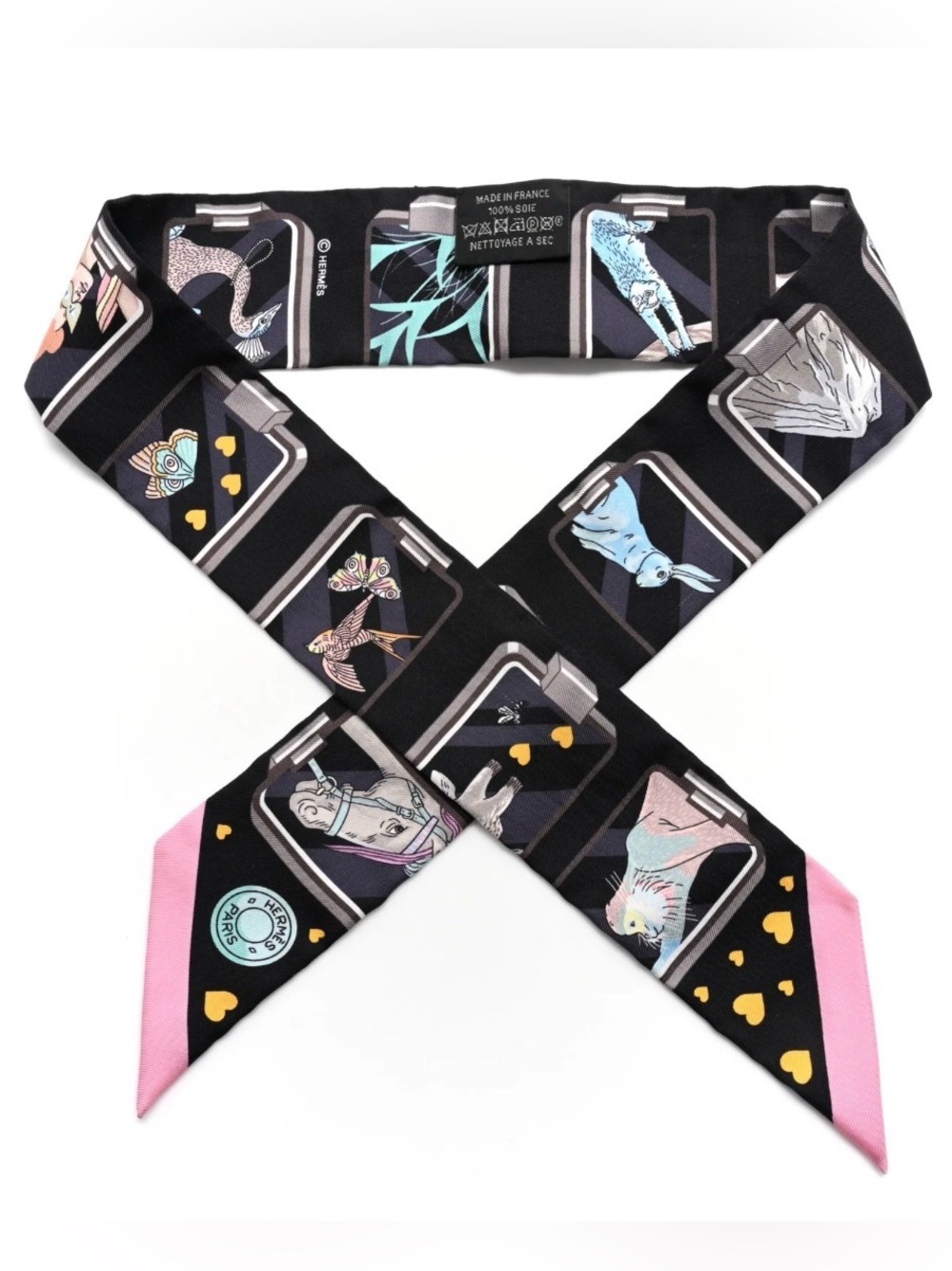 Hermes Silk “Story” Twilly